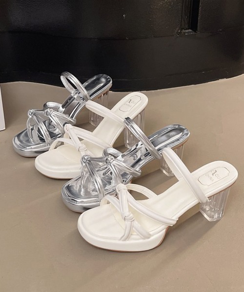 miniministore（ミニミニストア） 厚底 サンダル ミュール クロス