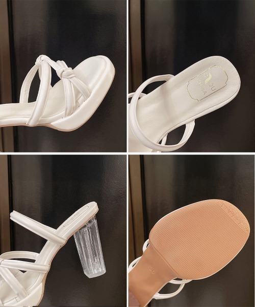 miniministore（ミニミニストア） 厚底 サンダル ミュール クロス