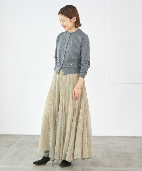 IENA（イエナ） スカート レースプリーツスカート : ZOZOTOWN Yahoo!店