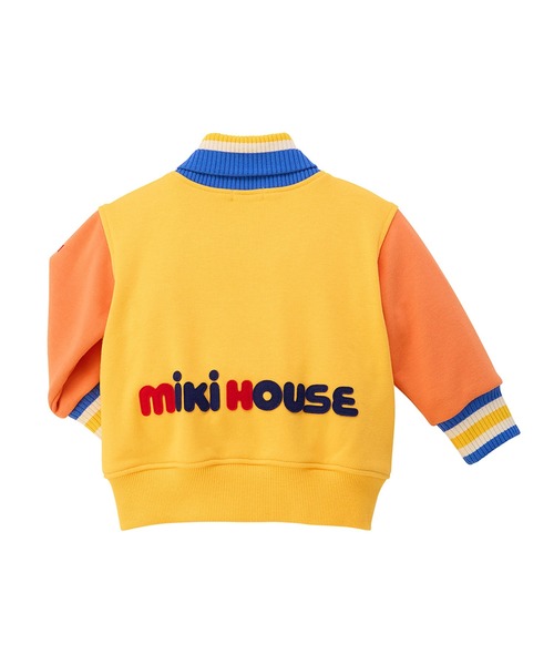 miki HOUSE 新品　ジャンパー 110cm MIKI HOUSE（ミキハウス） コート アウター ロゴジャンパー キッズ
