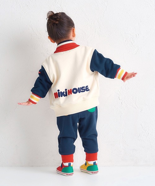 MIKI HOUSE（ミキハウス） コート アウター ロゴジャンパー キッズ