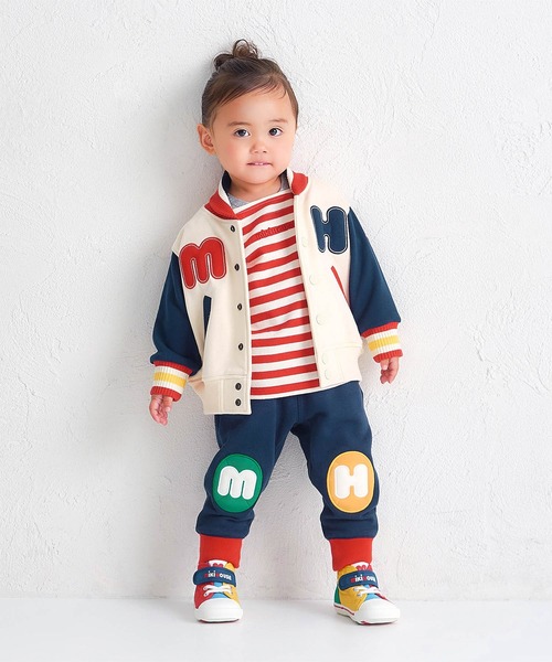 MIKI HOUSE（ミキハウス） コート アウター ロゴジャンパー キッズ