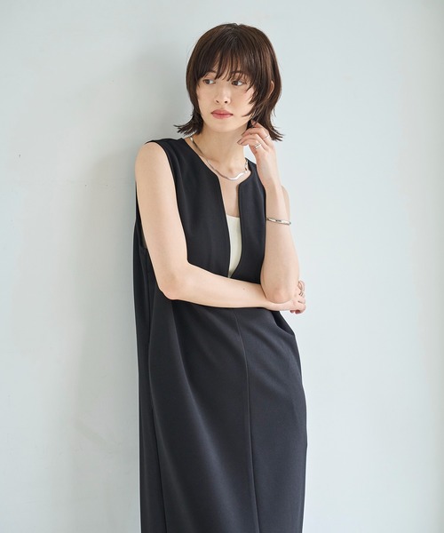 meilmada ワンピース キーネックロングワンピース : ZOZOTOWN Yahoo!店