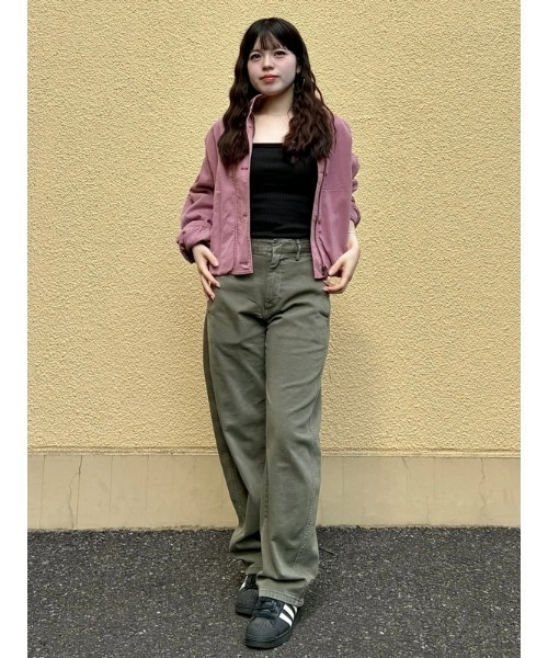 GAP（ギャップ） ワイドパンツ パンツ ミッドライズ ツイル バレル