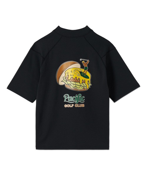 【新品・未使用】パシフィックゴルフクラブ　モックネック　ビッグTシャツ Pacific GOLF CLUB tシャツ MOCK-NECK BIG TEE HALF SLEEVE