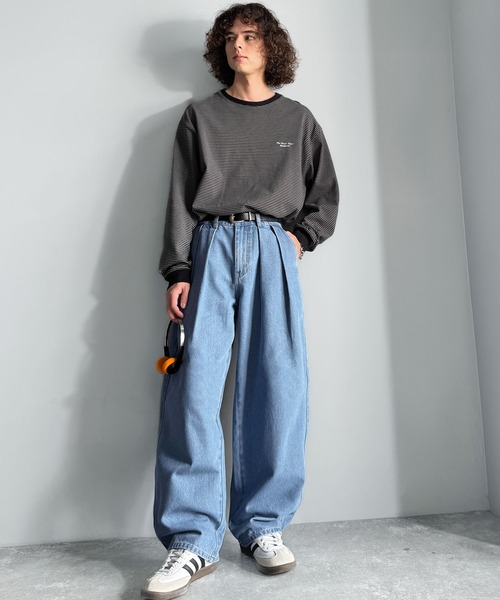 Classical Origin ワイドパンツ ジーンズ インツータック ワイド