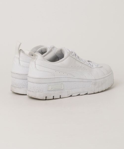 [PUMA] low cut спортивные туфли 24cm белый женский 