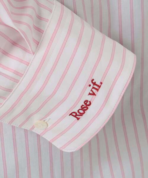 SLOBE IENA即完売リネンシャツ　pink ☆美品☆スローブイエナ ロング丈リネンシャツブラウス くすみ