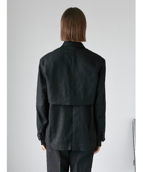 「LA PEAU DE GEM」 ボレロ 38 ベージュ レディース_画像9