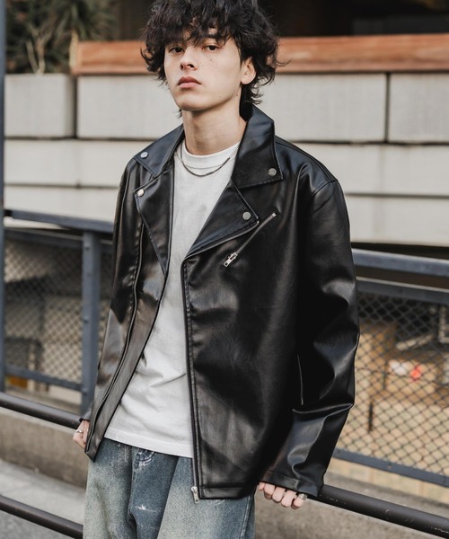 Rocky Monroe（ロッキーモンロー） 革ジャン ライダース PUレザー