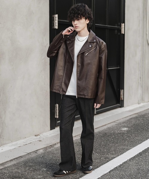 Rocky Monroe（ロッキーモンロー） 革ジャン ライダース PUレザー