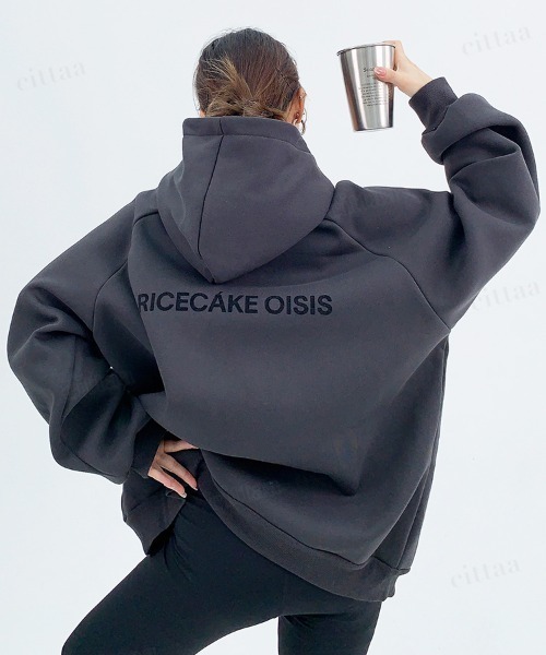 Dalfwin（ダールフィン） パーカー 韓国ファッション RICECAKEバック