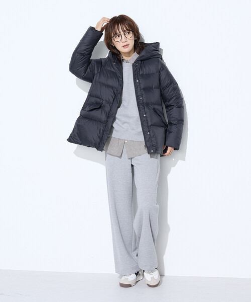 COMME CA Wardrobe ダウンコート ダウンジャケット 撥水ナイロンタフタ