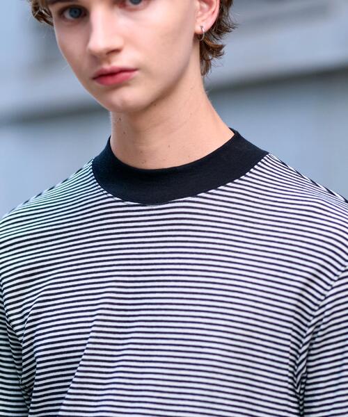 DRESSTERIOR（ドレステリア） tシャツ モックネック ボーダー