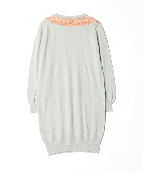 TSUMORI CHISATO ストライプニットワンピース ツモリチサト フリル付き