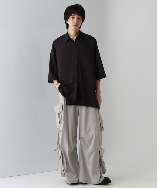 【匿名配送】HARE DABOルーズカーゴパンツ ブラック Sサイズ HARE（ハレ）の「DABOルーズカーゴパンツ(HARE)（カーゴパンツ）」 - WEAR