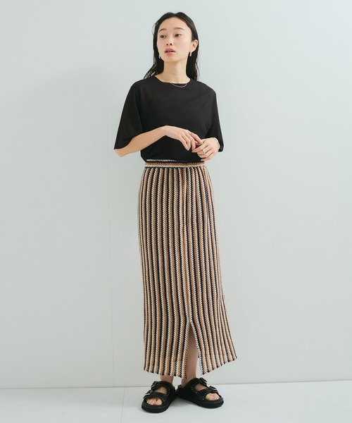 「LE CERCLE par rope'」 半袖Tシャツ FREE ブラック レディース_画像3