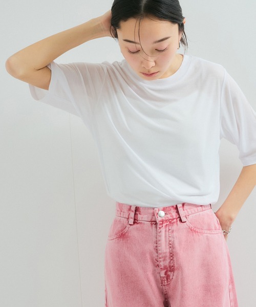 「LE CERCLE par rope'」 半袖Tシャツ FREE ブラック レディース_画像9