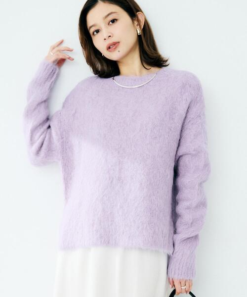 UNTITLED（アンタイトル） ニット セーター 「ゆったり」アルパカ混