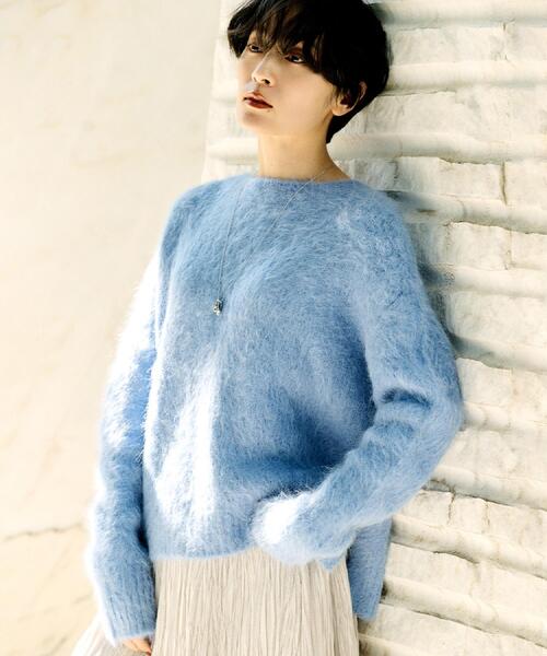 UNTITLED（アンタイトル） ニット セーター 「ゆったり」アルパカ混