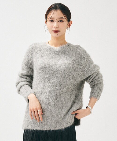 UNTITLED（アンタイトル） ニット セーター 「ゆったり」アルパカ混