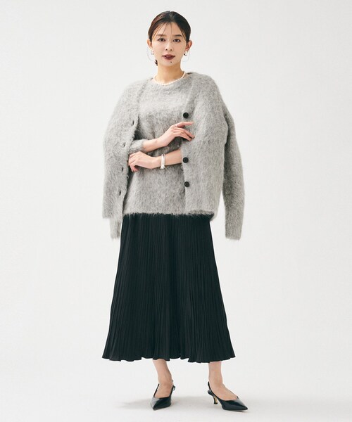 UNTITLED（アンタイトル） ニット セーター 「ゆったり」アルパカ混