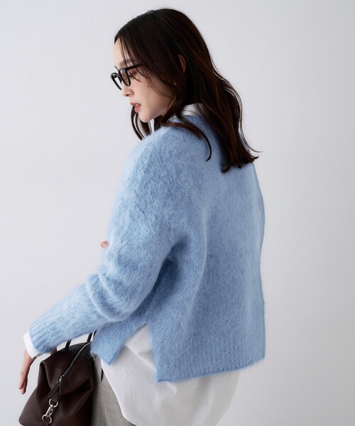UNTITLED（アンタイトル） ニット セーター 「ゆったり」アルパカ混