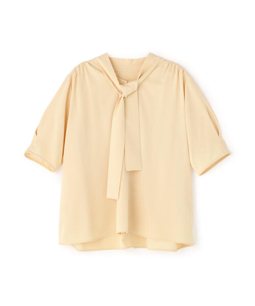 「N.(N. Natural Beauty Basic)」 半袖ブラウス MEDIUM オフホワイト レディース_画像4