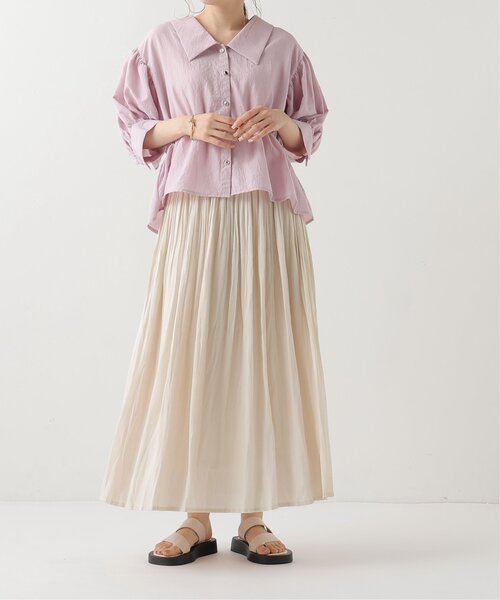 「RAY CASSIN」 フレアスカート FREE ベージュ レディース_画像8