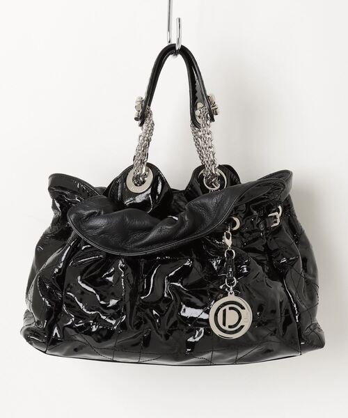 CHRISTIAN DIOR ブラックハンドバッグ Christian Dior（クリスチャン・ディオール） ハンドバッグ - ブラック