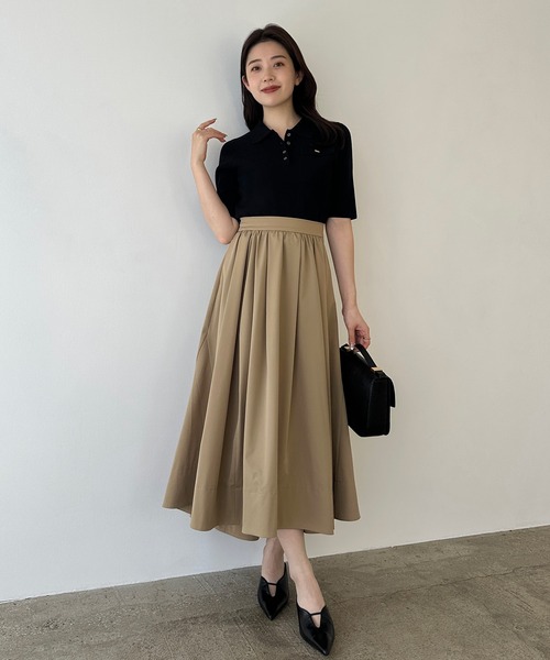 anuans（アニュアンス） ドッキングワンピース MEDIUM ブラック