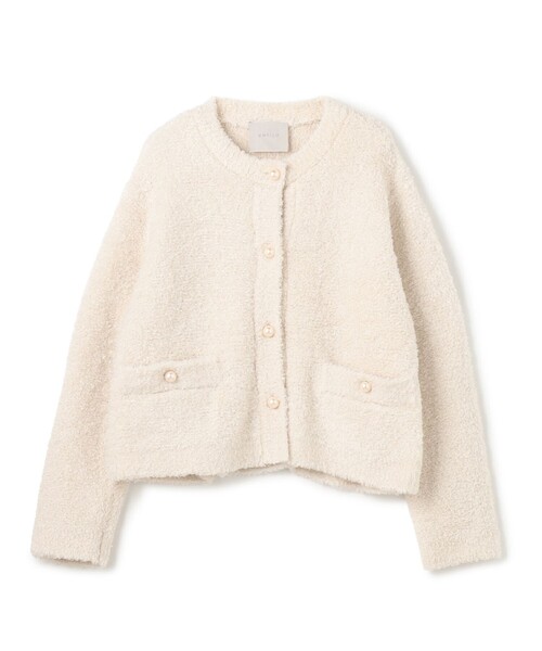 UNFILO（アンフィーロ） カーディガン 「STORY×UNFILO」シャギーニット