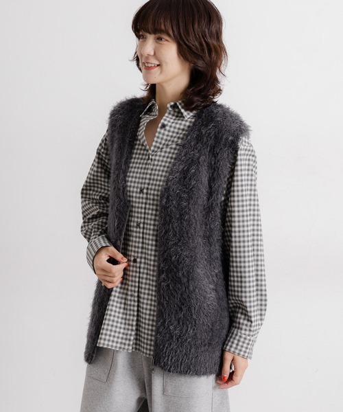 studio CLIP（スタディオクリップ） ベスト ジレ 5ゲージフェザー