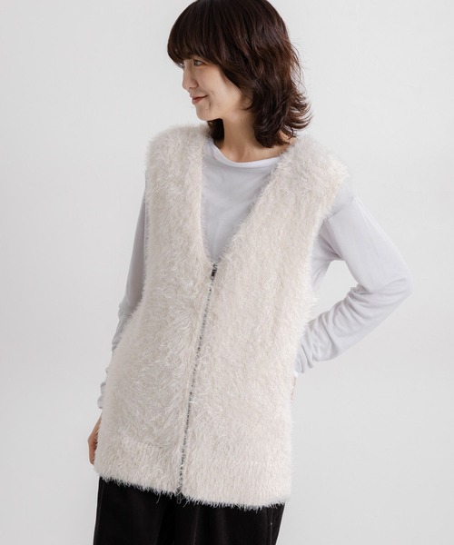 studio CLIP（スタディオクリップ） ベスト ジレ 5ゲージフェザー