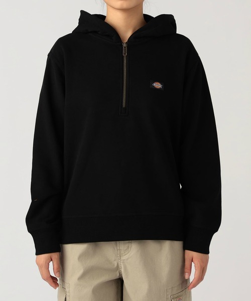 Dickies（ディッキーズ） パーカー ハーフジップフーディ― レディース