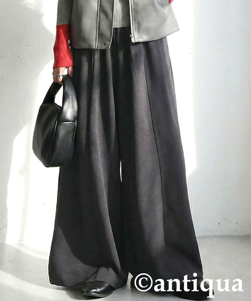 antiqua（アンティカ） パンツ ワイドイージーパンツ レディース