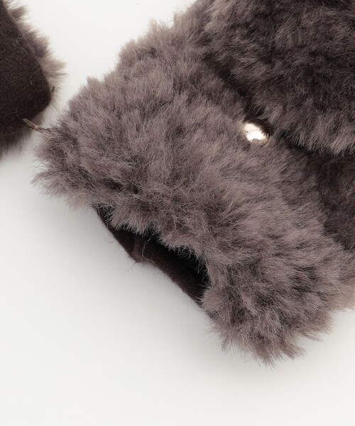 「ANY」 手袋 F グレー レディース_画像5