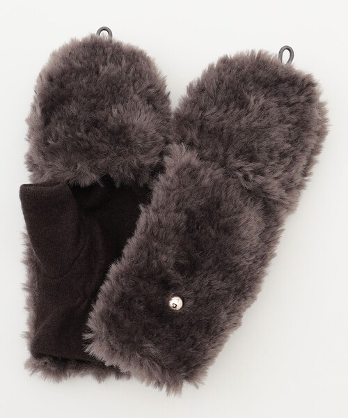 「ANY」 手袋 F グレー レディース_画像7