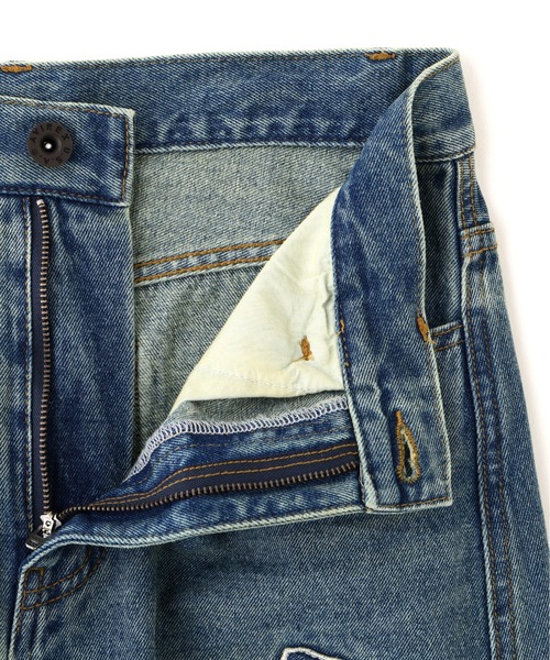 【美品】AVIREX 刺繍付きデニムパンツ L AVIREX（アヴィレックス） ジーンズ メンズ レディース : ZOZOTOWN