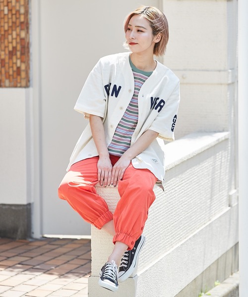 「CUBE SUGAR」 半袖ブラウス M ベージュ レディース_画像2