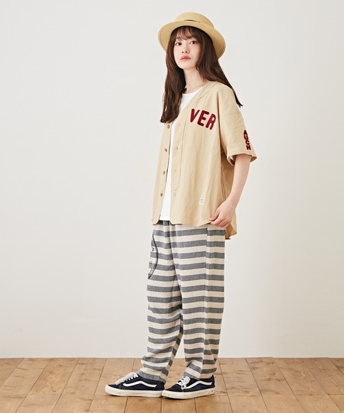 「CUBE SUGAR」 半袖ブラウス M ベージュ レディース_画像7