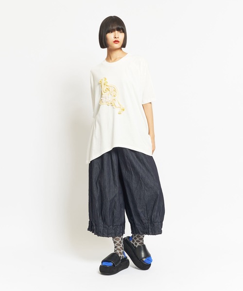 「gomme」 半袖Tシャツ MEDIUM ホワイト レディース_画像2