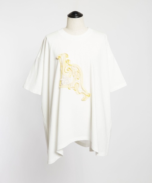 「gomme」 半袖Tシャツ MEDIUM ホワイト レディース_画像5