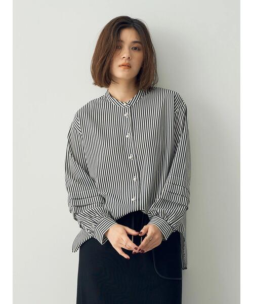 「YECCA VECCA」 長袖ブラウス FREE ブラック レディース_画像5