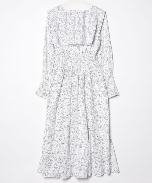 「dazzlin」 長袖ワンピース FREE オフホワイト レディース_画像2