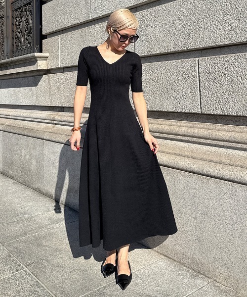 JENNE」 ニットワンピース SMALL ブルー レディース : ZOZOTOWN Yahoo