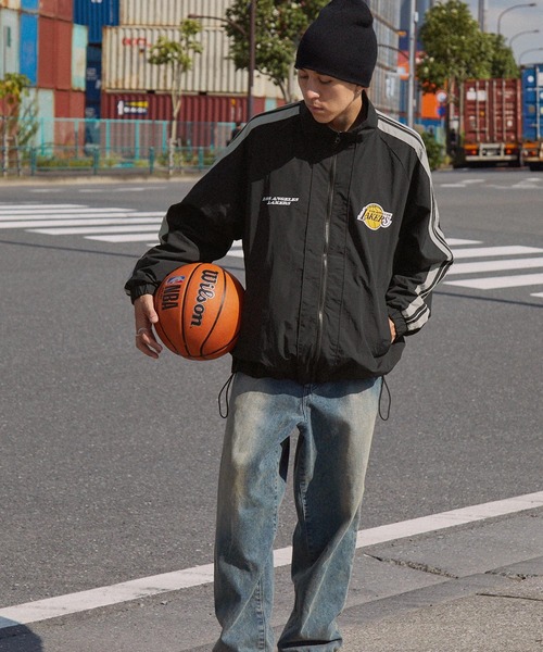 「MONO-MART」 「codderr」ブルゾン「nbaコラボ」 M ブラック メンズ_画像7