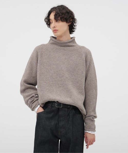 MHL.（エムエイチエル） セーター ニット DRY WOOL KNITWEAR メンズ