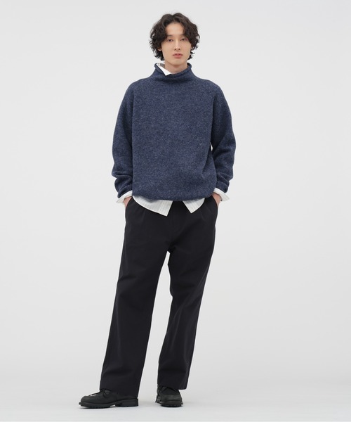 MHL.（エムエイチエル） セーター ニット DRY WOOL KNITWEAR メンズ