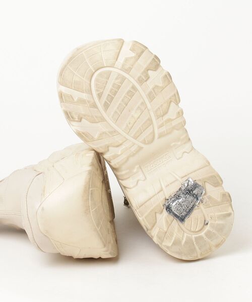 「YOSUKE」 ショートブーツ S ベージュ レディース_画像3